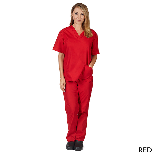 Red Color Wholesale Scrubs Distributors USA