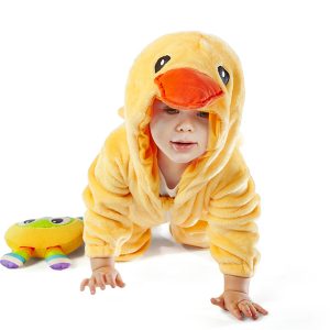 Duck Costume Jumpsuit For Babies