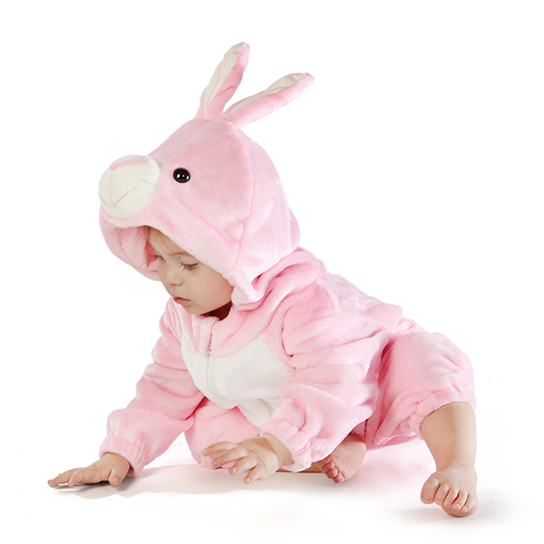 Pink Rabbit Costume Jumpsuit