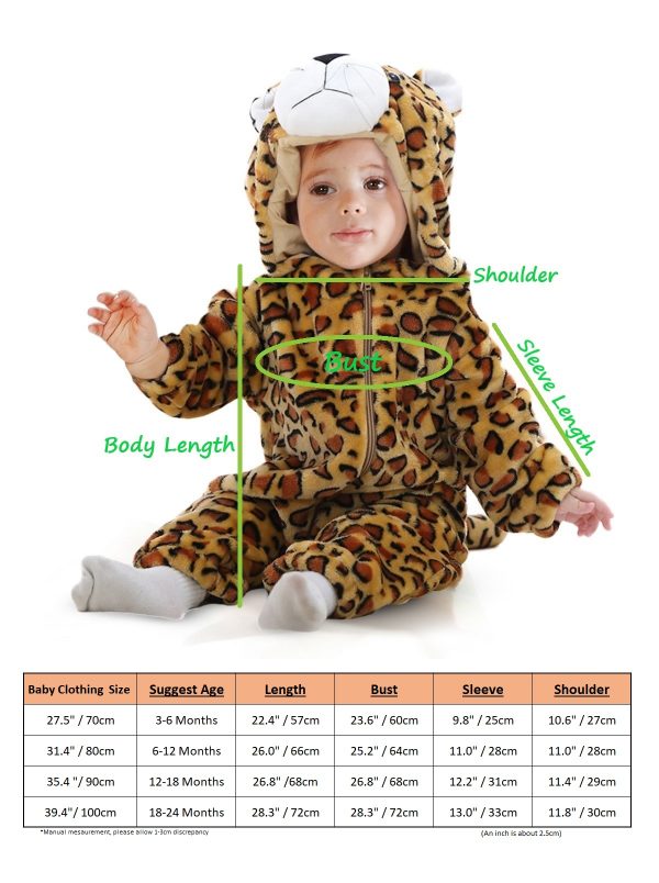 Leopard Costume Jumpsuit For New Born Baby Online