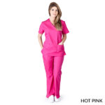 pink medical scrubs wholesale