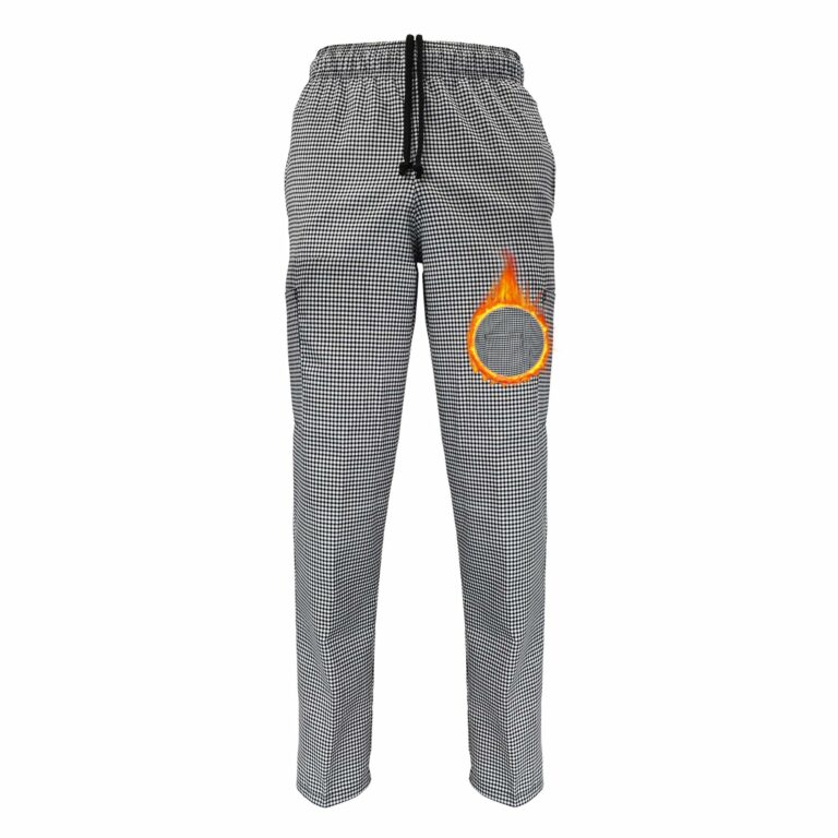 Unisex Classic Houndstooth Chef Pants