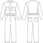 M&M SCRUBS Overall Workwear Men Long Sleeve Coveralls