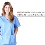 Natural Uniforms Classic Unisex 3 Pocket Scrub Top - CHK101