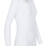 M&M SCRUBS Women's Long Sleeve Scoop-Neck T-Shirt Under Scrub