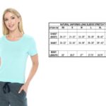 M&M SCRUBS Women's Short Sleeve Round-Neck T-Shirt Under Scrub