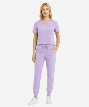 M&M SCRUBS Womens' Cool 4-Way Stretch Jogger Scrub Set ( STYLE 8500 )